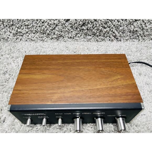 Realistic SA 10 Solid State Stereo Amplifier Brown Black Model 31 1982B 12W - Picture 4 of 15